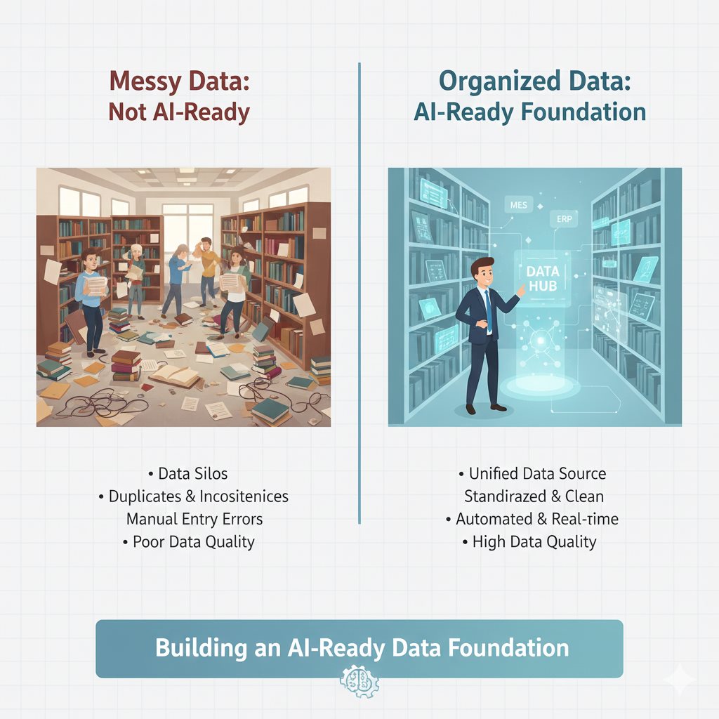 Industry 4.0 automation and AI-ready manufacturing