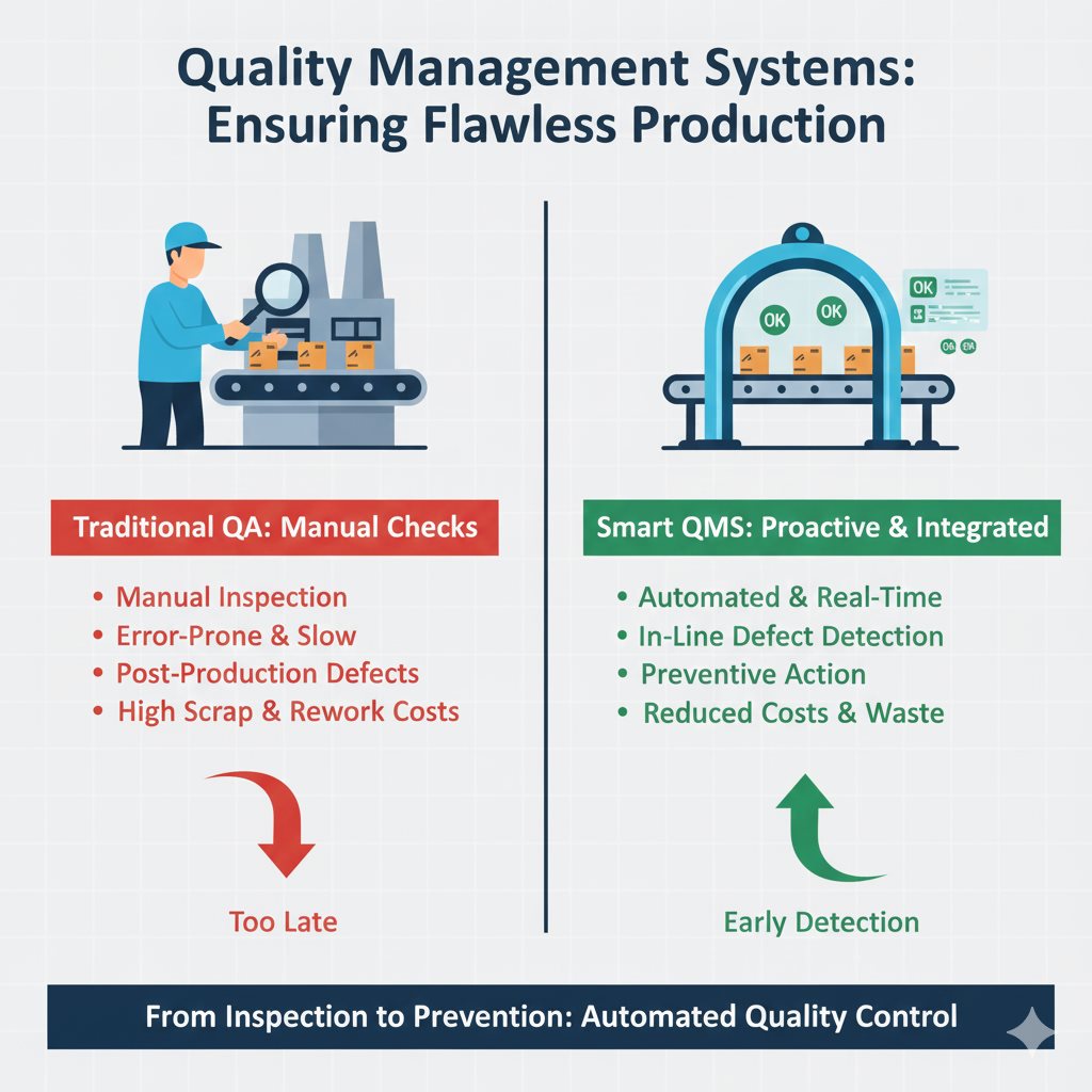 Quality management system for manufacturing