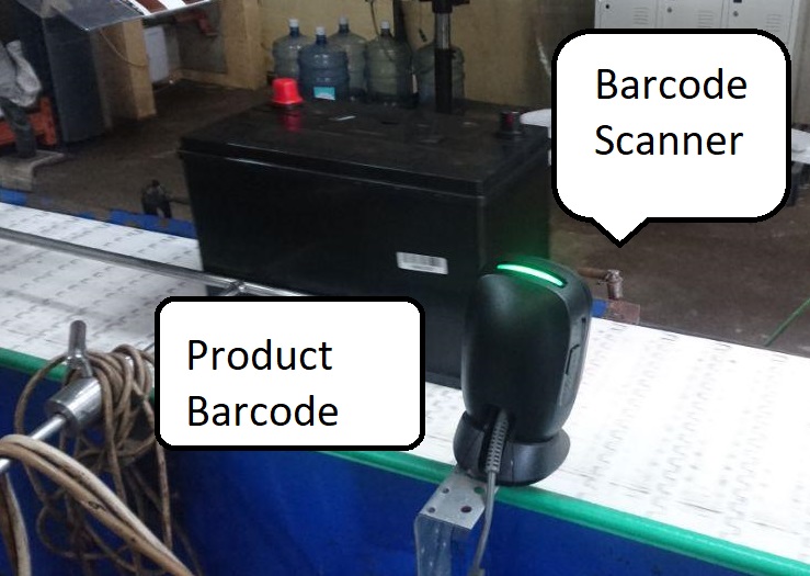 Barcode scanner mobile workflow in action